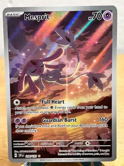 Surging Sparks Mesprit 204/191 Illustration Rare Pokemon NM/M - Image 1