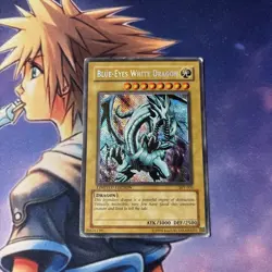 Yugioh! Blue Eyes White Dragon Tin Bpt-003 Reverse Foil Error Secret Rare - Image 1