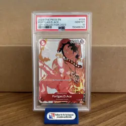 2023 One Piece Gift Collection 2023 #028 Portgas D. Ace PSA 10 GEM MINT - Image 1