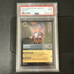 2024 Disney Lorcana En 5 Grumpy Foil #186 Skeptical Knight Seven Dwarfs - Image 1