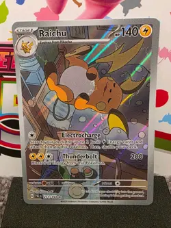 Pokemon TCG - Raichu #211/193 - Paldea Evolved Holo Illustration Rare - Image 1
