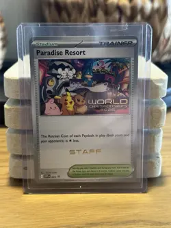 Pokemon World Championship 2025 STAFF Paradise Resort SVP 224 Anaheim Promo - Image 1