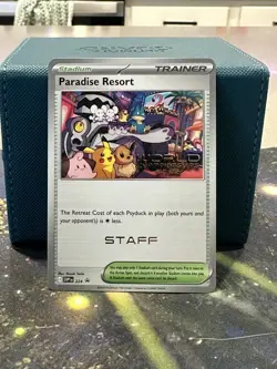 Pokemon World Championship 2025 STAFF Paradise Resort SVP 224 Anaheim Promo - Image 2
