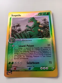 Pokemon TCG - Sceptile - Ruby and Sapphire - 11/109 - Reverse Holo Rare - Image 1