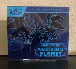 Pokemon Mega Evolution Phantasmal Flames Elite Trainer Box ETB Ships Fast!!! - Image 2