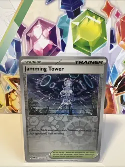 Jamming Tower 153/167 Uncommon Reverse Holo - Pokemon TCG Twilight Masquerade NM - Image 1