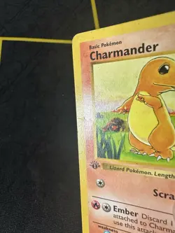 Pokemon TCG Charmander Base Set 46/102 Shadowless 1st Edition 097🔥LP MP +🔥 - Image 4