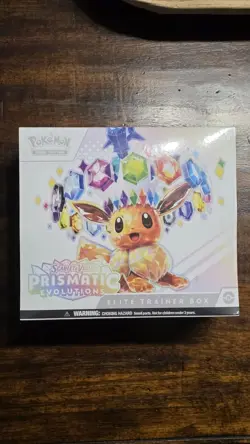Pokemon Prismatic Evolutions ETB Scarlet & Violet Elite Trainer Box Sealed - Image 1