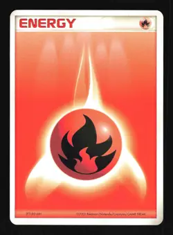 Pokemon Japanese Fire Energy 2006 Near Mint - Image 1