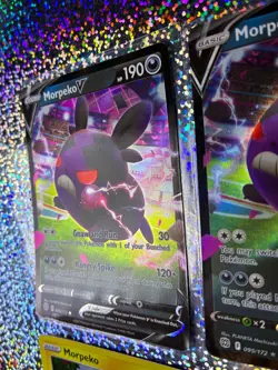 Pokemon TCG: Ultra Rare 095/172 Morpeko V; Cosmos Holo Promo SWSH031 Morpeko - Image 4