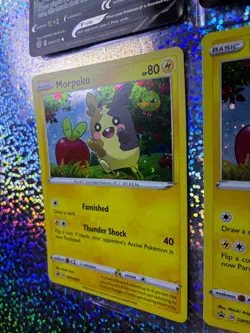 Pokemon TCG: Ultra Rare 095/172 Morpeko V; Cosmos Holo Promo SWSH031 Morpeko - Image 5