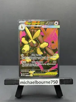 Mega Lopunny ex Ultra Rare ME02: Phantasmal Flames 115/094 NM Pokemon - Image 1