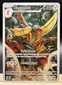 Kingambit 130 Black Star Promo Pokemon TCG NM - Image 1