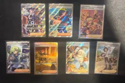 Pokemon Full Art Trainer Lot of 7 NM - Image 1
