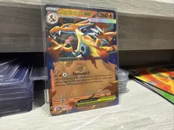 Pokemon Mega Charizard Y EX 030 PROMO Mega Evolution Full Art Holo NM - Image 2