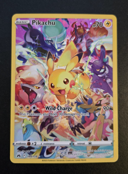 Pikachu (Secret) 160/159 SWSH: Crown Zenith Holo Pokemon - Image 1