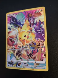 Pikachu (Secret) 160/159 SWSH: Crown Zenith Holo Pokemon - Image 3