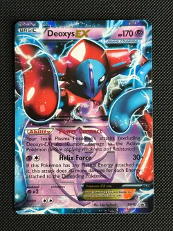 Deoxys EX (Team Plasma) - BW82 BW82 Holo Promo Black And White Promo Pokemon LP - Image 1