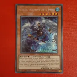 Yugioh Georgius, Swordsman Of The Ice Barrier BLTR-EN006 1st Edition - Image 1
