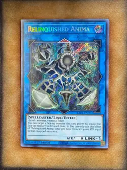 Yugioh Relinquished Anima BROL-EN087 Secret Rare 1st Ed NM - Image 1