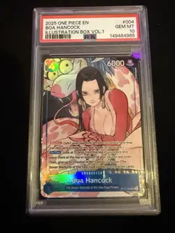 PSA 10 BOA HANCOCK (ST17-004) ILLUSTRATION BOX VOL. 1 PROMO One Piece Card - Image 1