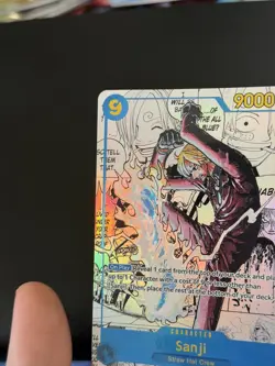 One Piece English OP06-119 Sanji Manga Alternate Art Secret Rare - Image 2