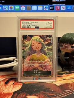 Kozuki Toki OP02-031 Box Topper 2022 One Piece PSA 10 (Japanese) - Image 1