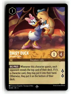 Disney Lorcana: Shimmering Skies #16/204 Daisy Duck- Super Rare.D2N - Image 1