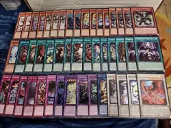 Yugioh 47 Card Elfnote White Forest Deck Core Diabellstar Seraphim Vengeance - Image 1