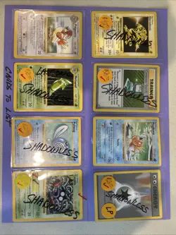 8 Shadowless (Base Set) Cards - Image 1