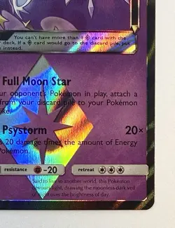 Lunala Prism Star - 62/156 - SM Ultra Prism Holo Rare Pokemon Card - NM/M - Image 5