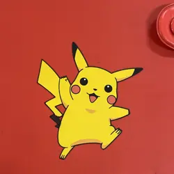 Vintage Red Pikachu Pokemon Card Holder Sleeve Book - Image 2