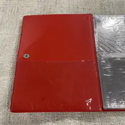 Vintage Red Pikachu Pokemon Card Holder Sleeve Book - Image 5