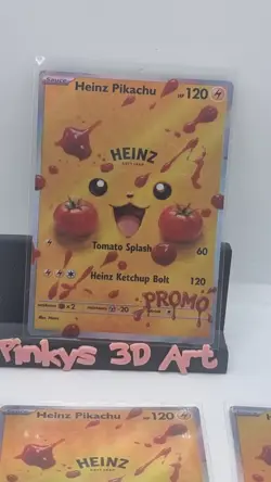 heinz pikachu Pokemon card ( Fan Art) Crd1975 - Image 1