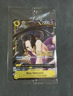 One Piece Card Game Boa Hancock Pre-Release Event Winner P-115 Near Mint Sealed - Image 1