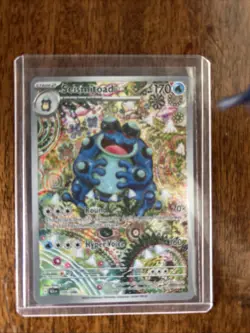 Pokemon TCG SV Black Bolt English Seismitoad #105/086 Illustration Rare - Image 1