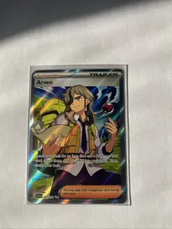 Arven Pokemon TCG Scarlet & Violet Ultra Rare Base Set Card 235/198 - Image 1