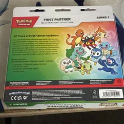 Pokemon TCG First Partner Illustration Collection Series 1 Box 3 Promo Cards - Image 2