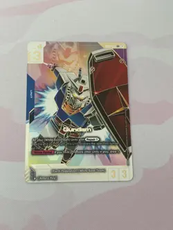 Gundam Card Game Gundam LR++ GD01-001 - Mint - Image 1