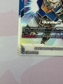 Gundam Card Game Gundam LR++ GD01-001 - Mint - Image 5