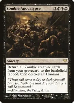 Zombie Apocalypse Dark Ascension MP MTG - Image 1