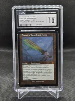 MTG Modern Horizons 2 Foil-Etched Sword of Hearth and Home 433 CGC Gem Mint 10 - Image 1