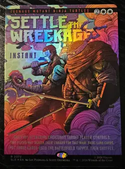 MTG Settle the Wreckage Foil NM Secret Lair SLD TMNT The Last Ronin 2372 - Image 1