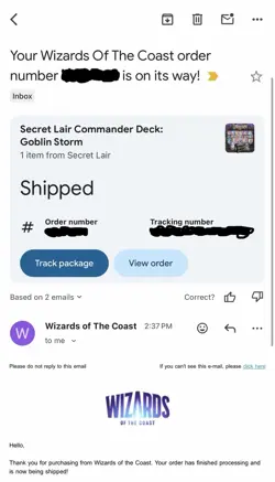 Magic: The Gathering Secret Lair Goblin Storm Commander Deck | IN TRANSIT - Image 2