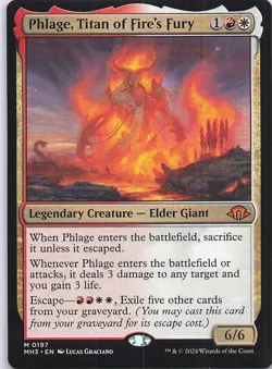 Phlage, Titan of Fire's Fury 197 M MH3 NM - Image 1