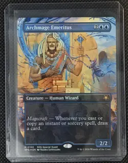 Archmage Emeritus - Extended Art SPG NM MTG - Image 1