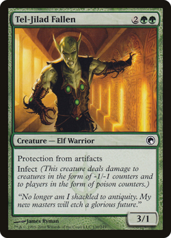 Tel-Jilad Fallen #130 (Foil) (LP) Scars of Mirrodin SOM Magic MTG - Image 1