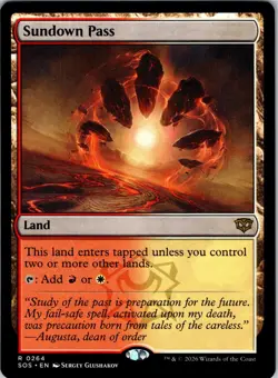 Sundown Pass 264 R Secrets of Strixhaven Magic: The Gathering NM - Image 1