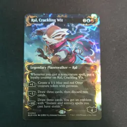 1x NM Ral, Crackling Wit Borderless Raised Foil Bloomburrow Mythic - Image 1