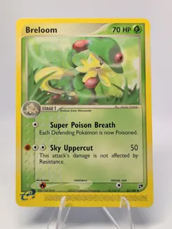 Pokemon Sandstorm Breloom 33/100 Regular LP++ - Image 1